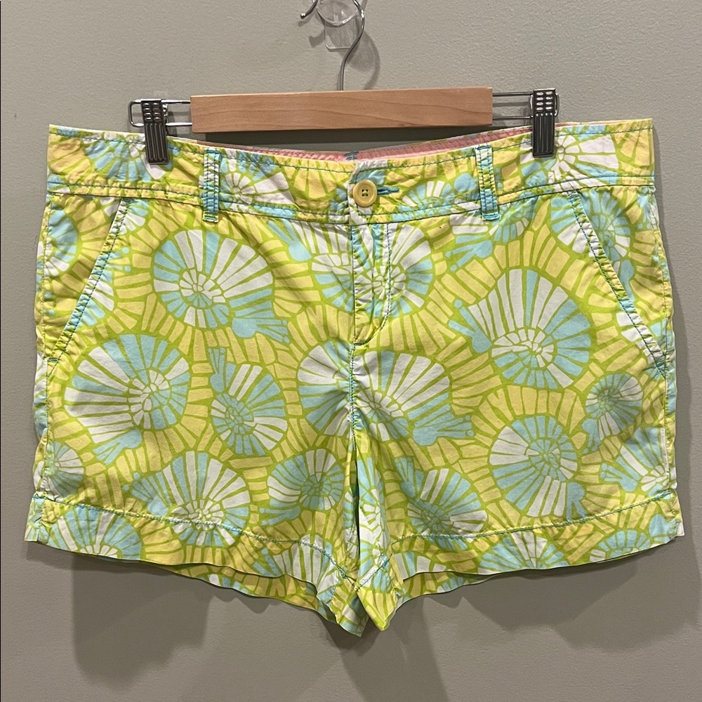 Lilly Pulitzer Callahan Shorts Snail Swirl Print